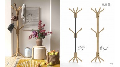 VLNZ Ahşap Dekor Askılık