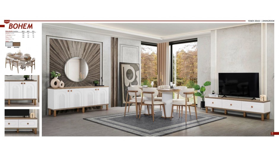 Ören Mobilya Yemek Odası Takımı 4