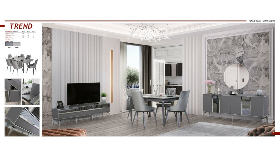 Ören Mobilya Yemek Odası Takımı 6