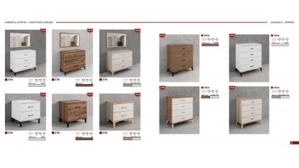 Ören Mobilya Komodin  & Şifonyer